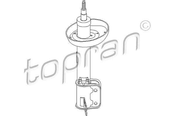 Shock Absorber TOPRAN 205 461