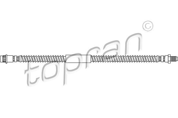Brake Hose TOPRAN 207 091