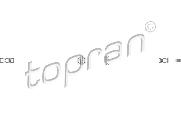 Brake Hose TOPRAN 400 792
