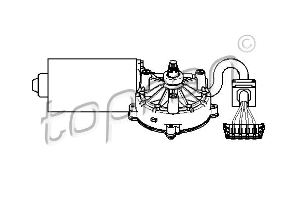 Wiper Motor TOPRAN 401 531