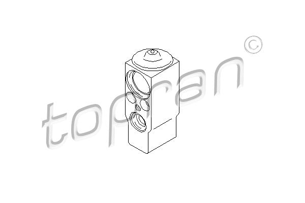 Expansion Valve, air conditioning TOPRAN 401 271