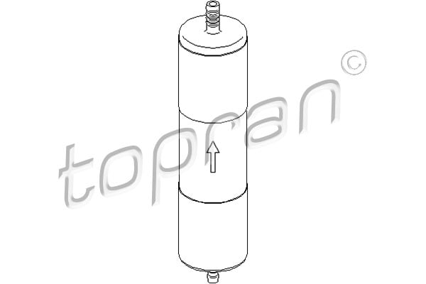 Fuel filter TOPRAN 113 153