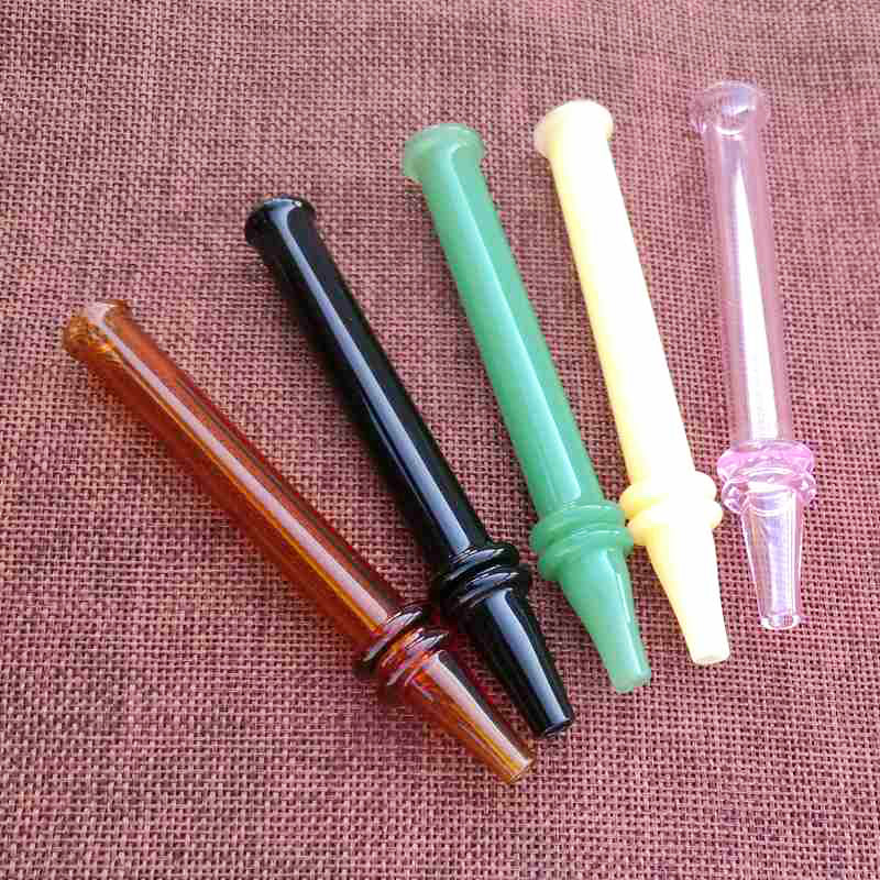 7 inch Glass Oil Smoking Pipes Pyrex oil burner pipe clear glass pipes nail Hand Hold bong water pipes Smoke Tubes SW44