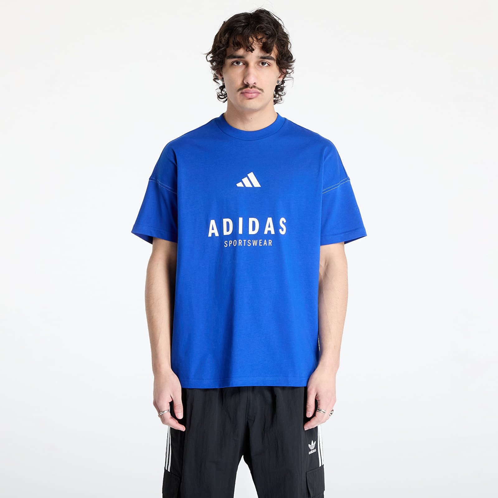 Koszulka adidas All Szn Graphic T-Shirt Blue- Team Royal Blue XL