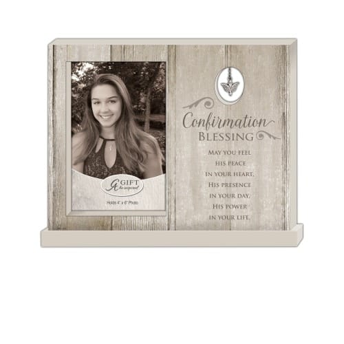 Confirmation Dove Charm Frame