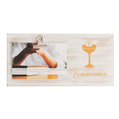 My First Communion Wood Photo Frame