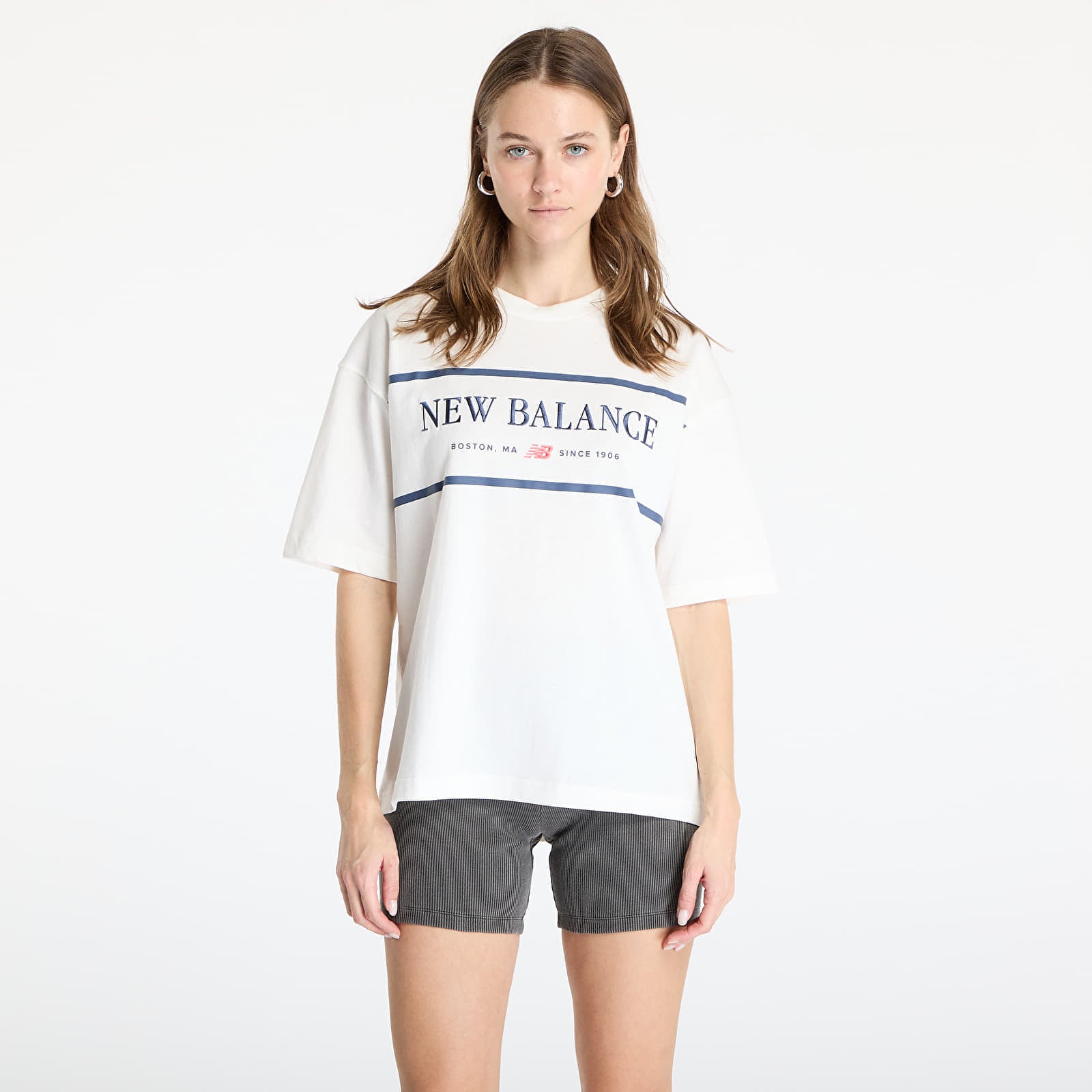 Koszulka New Balance Athletics Nautical T-Shirt Seasalt XS