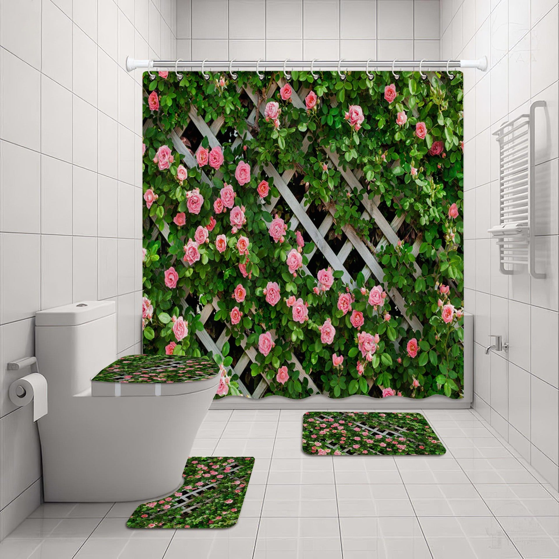 YL-37184 French green kitchen gauze curtain retro American light-transmitting French double-layer lace bedroom partition curtain bay window curtain