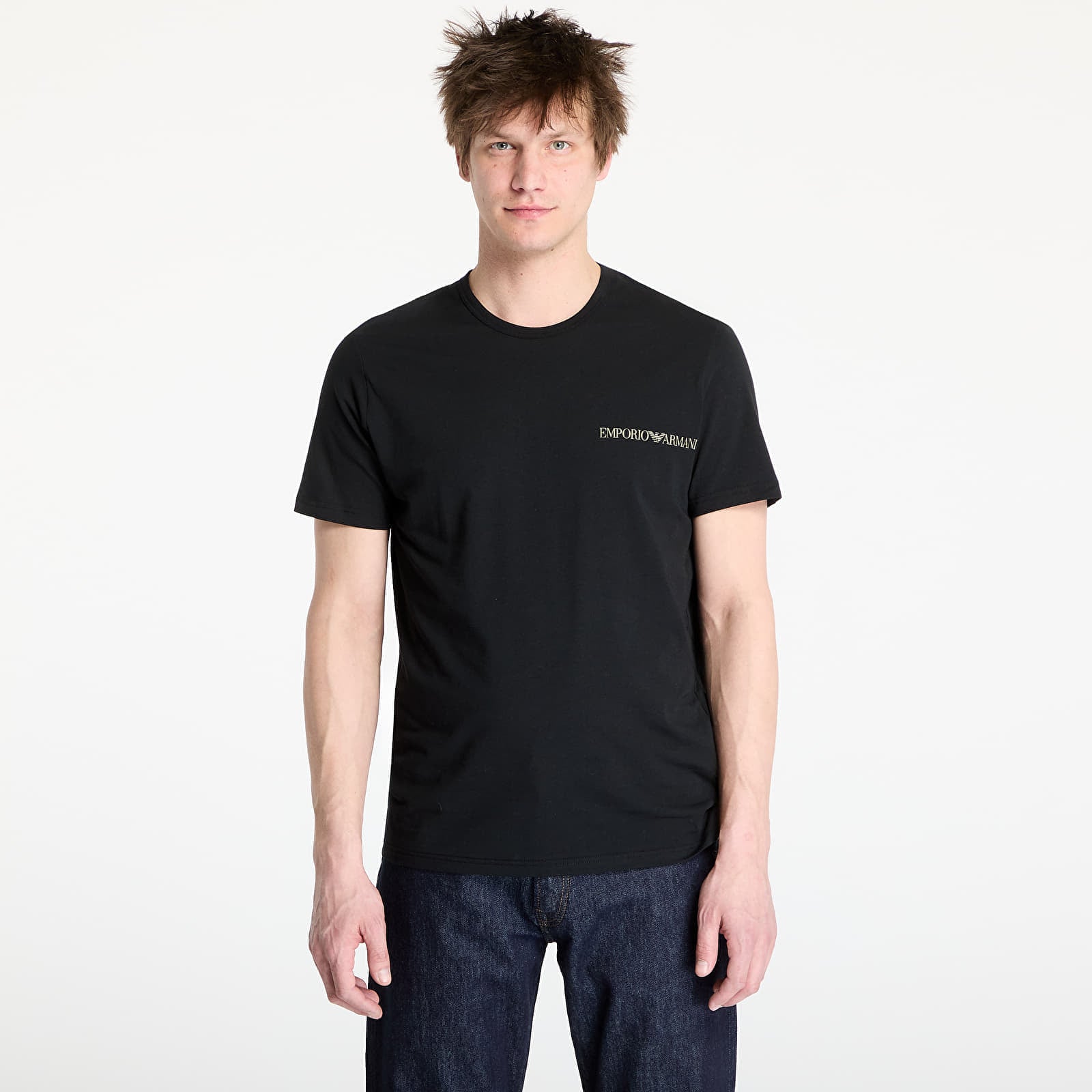 Koszulka EA7 Emporio Armani 2-Pack Crew Neck T-Shirt Black- Black M