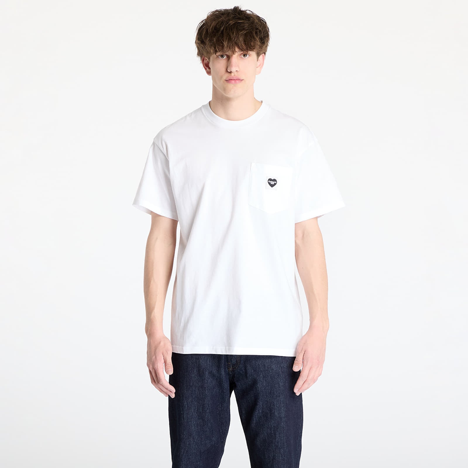 Koszulka Carhartt WIP S-S Pocket Heart T-Shirt White- Black S