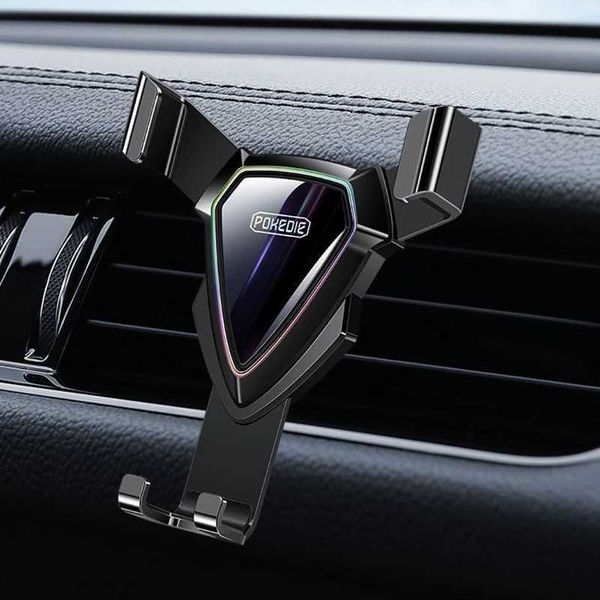 Mounts Holders Car Holder Phone Air Vent Clip Mount Mobile Cell Stand Smartphone GPS Support For iPhone 13 12 Samsung phone holder S246062