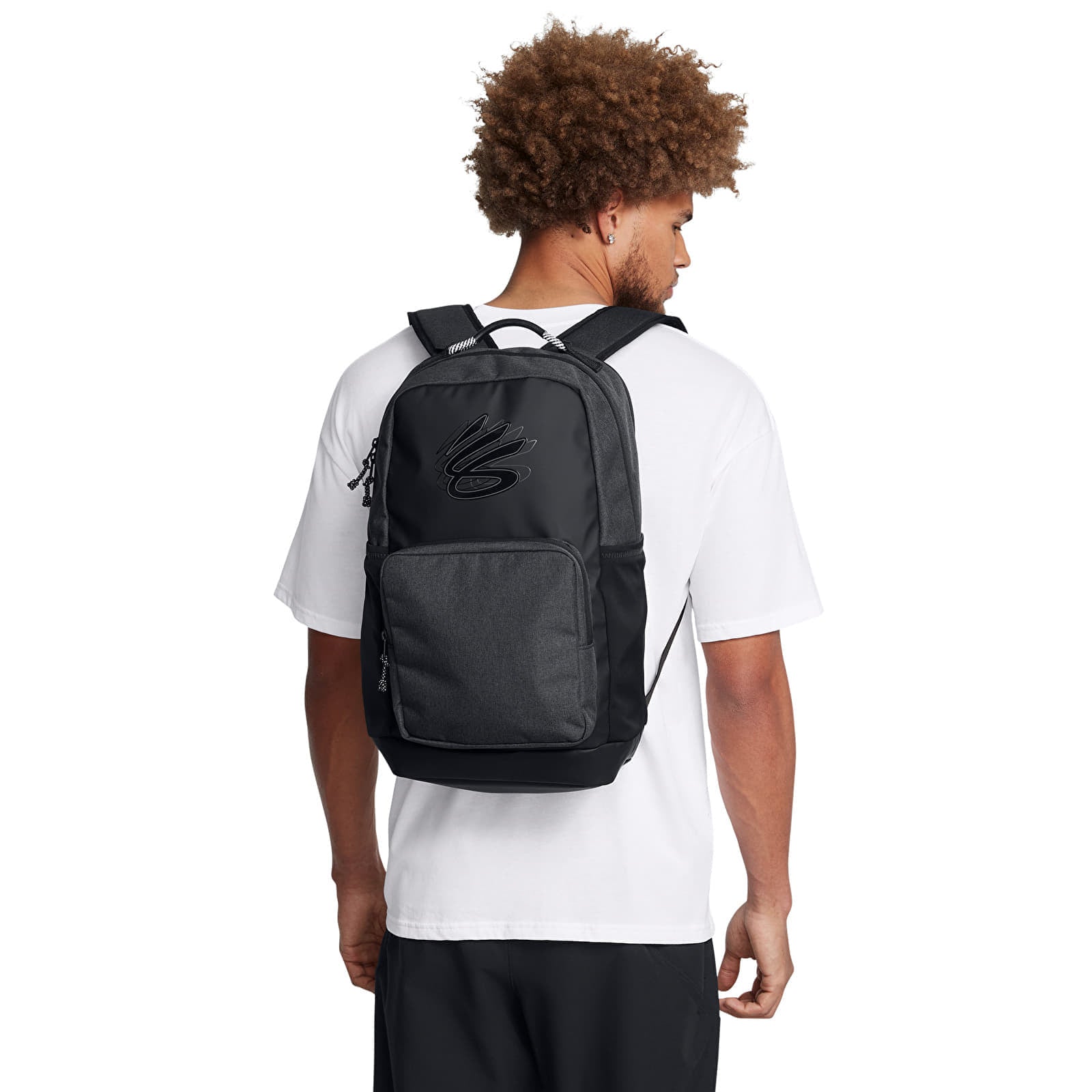 Under Armour Curry Splash Backpack Black- Jet Gray Full Heather- Black Universal