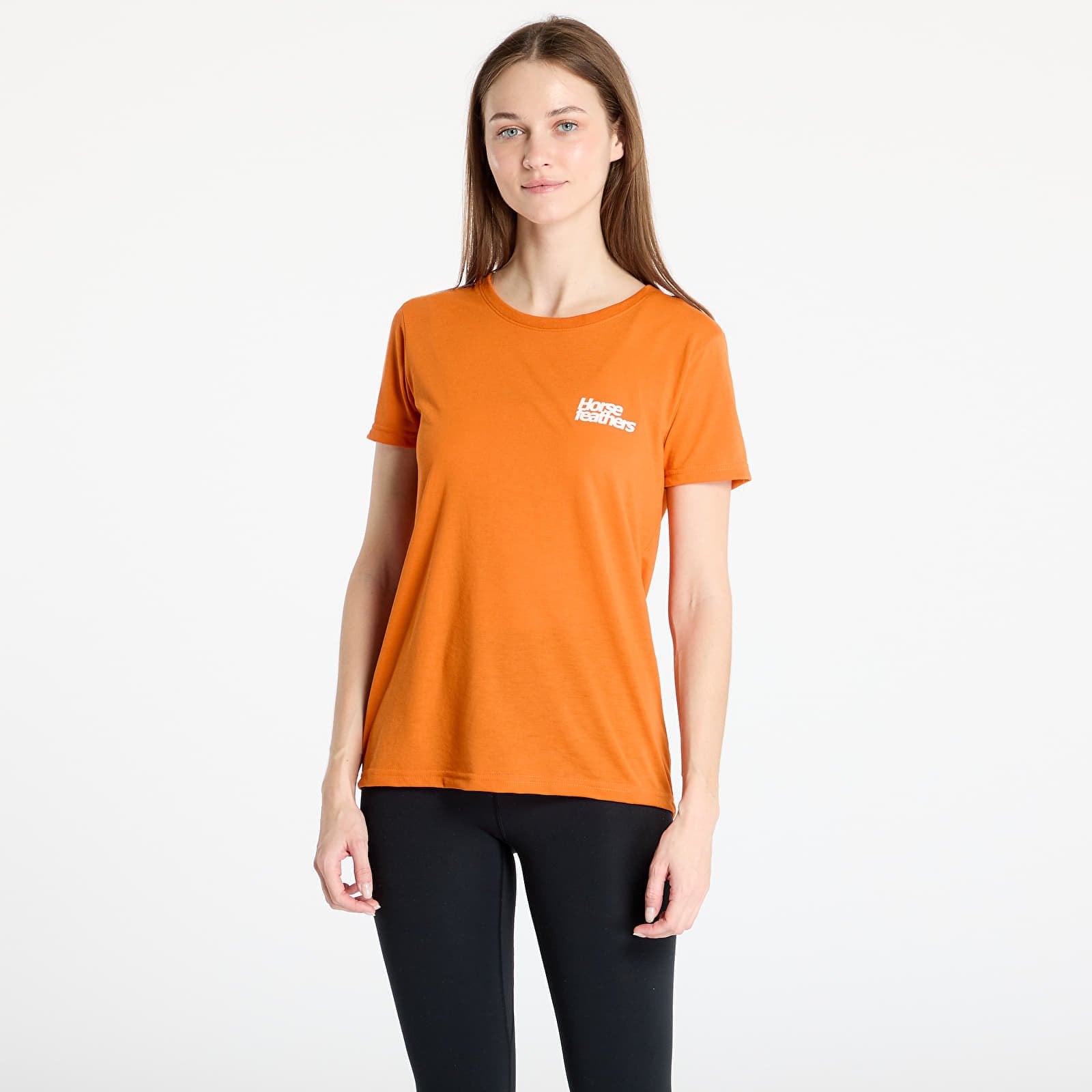 Koszulka Horsefeathers Leila II Tech T-Shirt Burnt Orange S