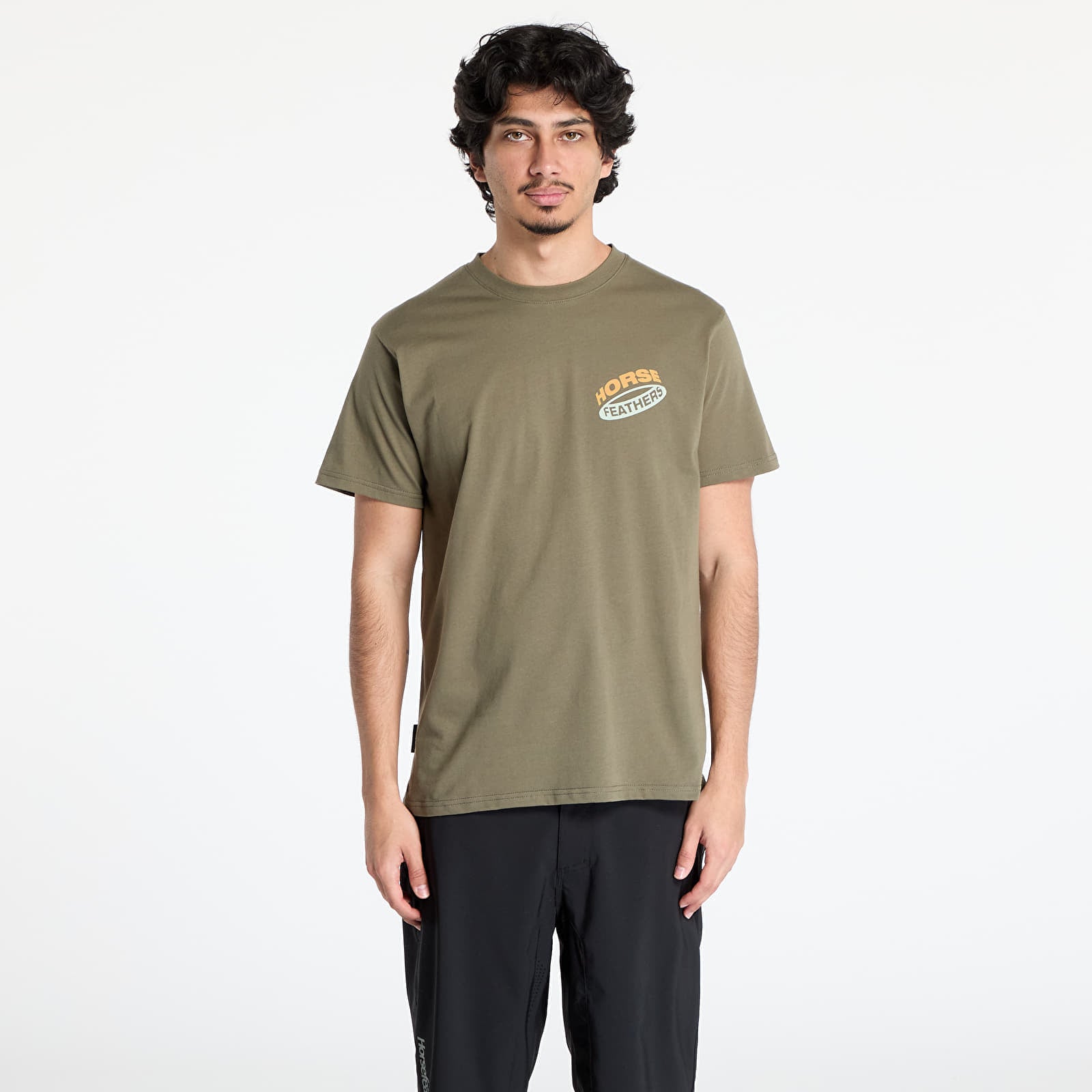 Koszulka Horsefeathers Orbit T-Shirt Burnt Olive L