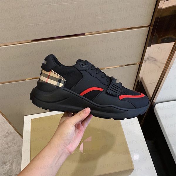 Summer Casual Shoes Men Sneaker Bouncing Breathable Mesh Skateboard Walking Outdoor Light Trainers Lace Up Low Tops Luxury Design TA1