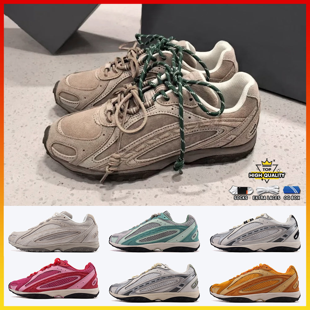 204L Designer Shoes Mushroom Arid Stone Natural Women Men Suede Sports Shoes Genuine Leather Casual Shoes Silver Metallic Black pink Skateboarding S