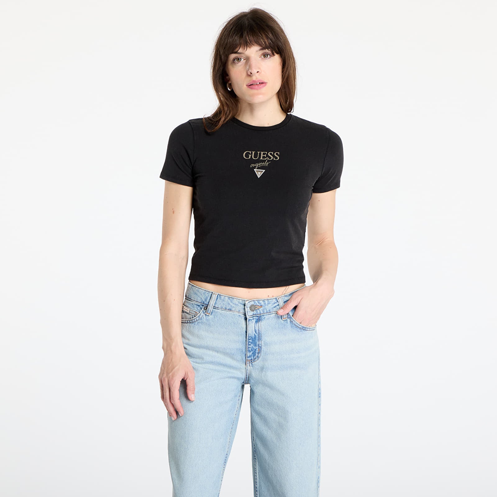 Koszulka GUESS Originals Go Vintage Baker T-Shirt Jet Black Multi M