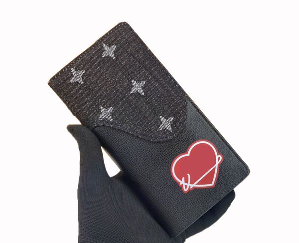 Men&#039;s Designer Brazza Wallet Fashion Shadow Long Purse Classic Floral Graphite Card Holder Premium Quality Stylist Vertical Money Clip