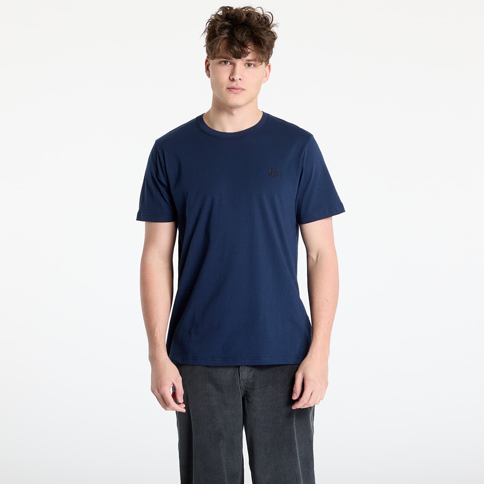 Koszulka FRED PERRY Crew Neck T-Shirt Tennis Blue S