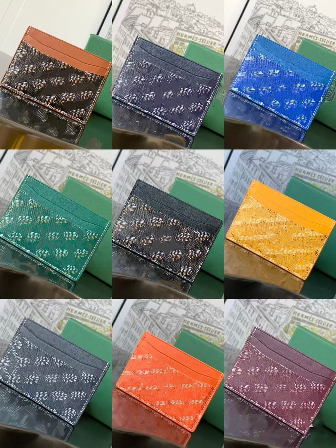 10A Mens Wallet Man Goes Yardes Wallet Goize Yardize Wallet Credit Designer Card Holder Paris Style Designers Classic Mini Fashion Leather Card Hold