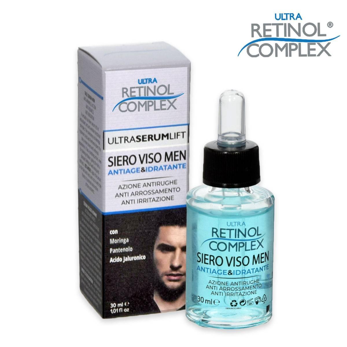 Retinol kompleks ansiktsserum menn 30 ml