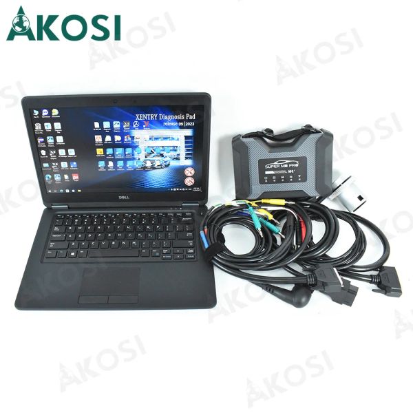 Super MB PRO M6+ Add NEW For BMW M6 Plus DOIP V CI For BENZ Dealer Diagnosis Car Truck Bus VAN Scanner and Dell laptop