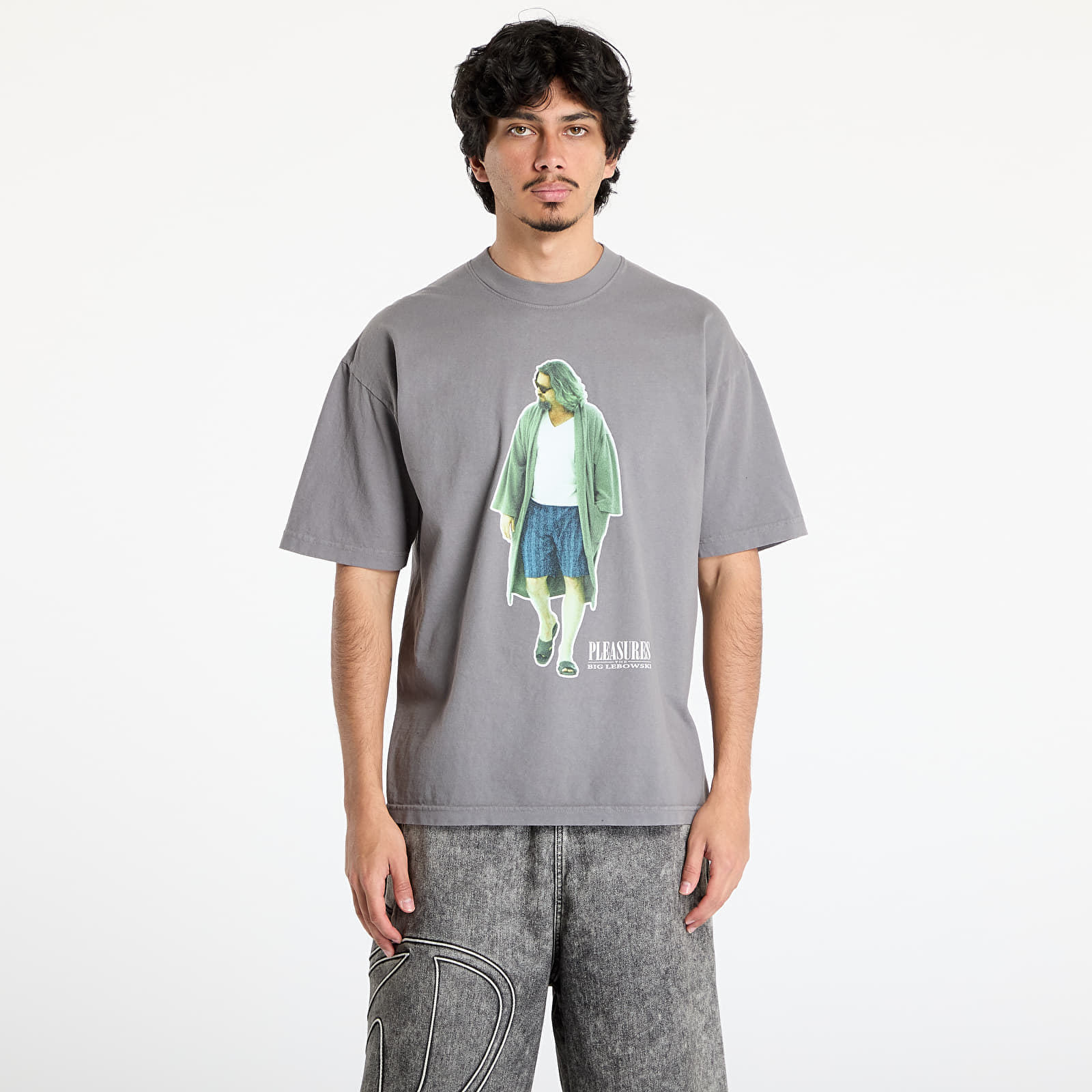 Koszulka PLEASURES Dude T-Shirt Charcoal S