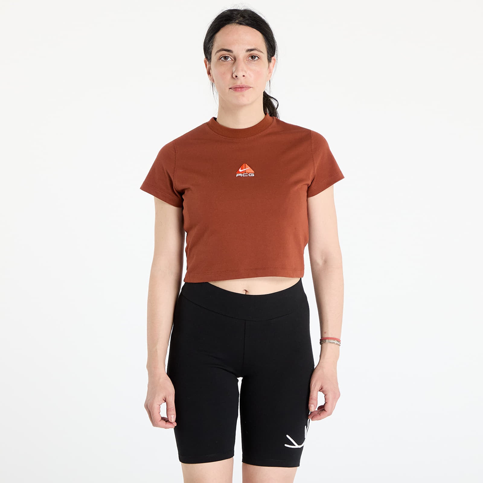 Koszulka Nike ACG Women's Dri-FIT T-Shirt Cinnamon- Picante Red- Summit White L