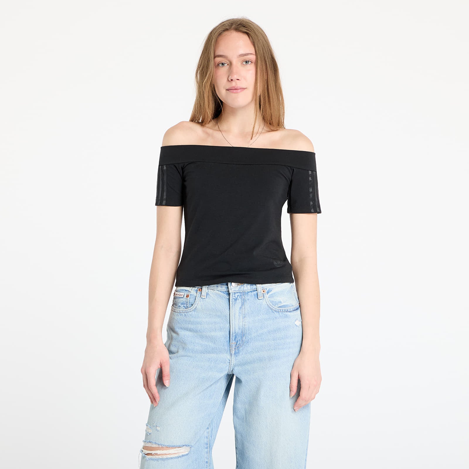 Koszulka adidas Adicolor Bandeau Short Sleeve T-Shirt Black L