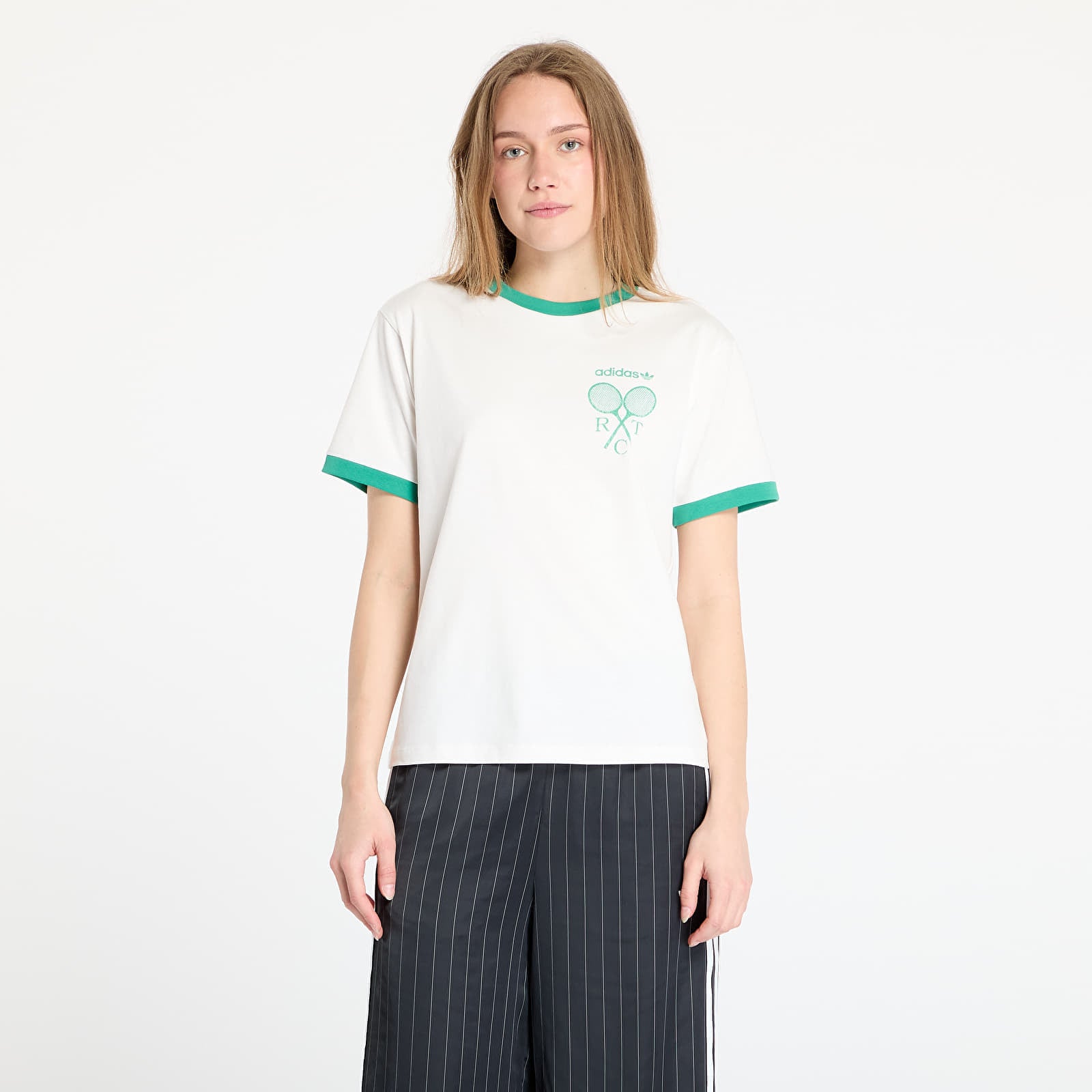 Koszulka adidas Retro Tennis Regular T-Shirt Cloud White L