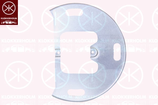 Splash Panel, brake disc KLOKKERHOLM 3081379