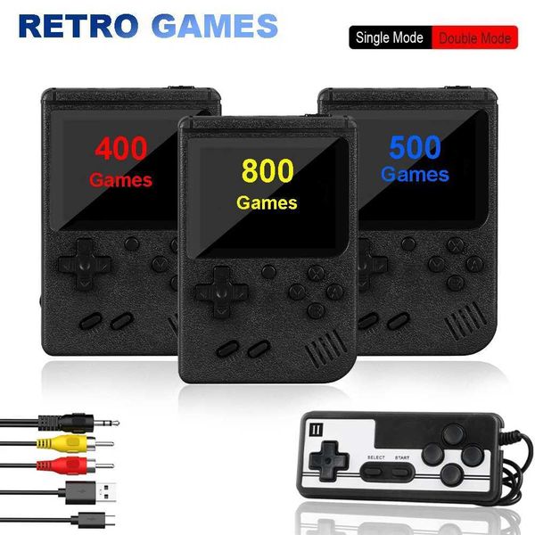 500 in 1 Portable Retro Mini Video Game Console 8-Bit 2.8 Color LCD Sn Built-in 800 Games Consoles Handheld Game PlayerXJ250211