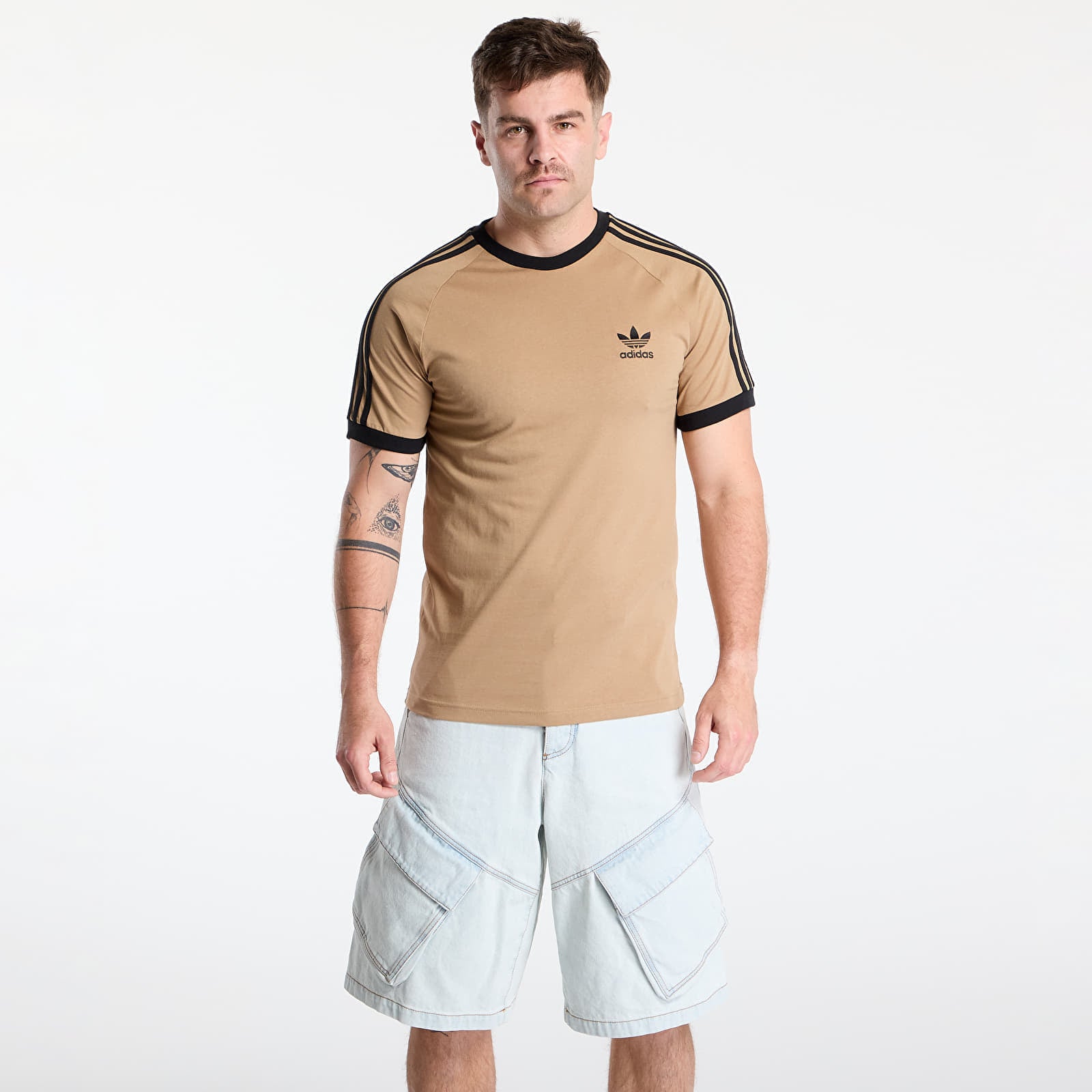 Koszulka adidas Adicolor Classics 3-Stripes T-Shirt Cardboard- Black XL