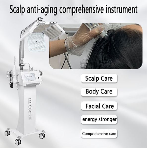 2024 Scalp Care Hair Growth Machine hair loss treatment hair regrowth laser beauty device comb brush cap 5 handles