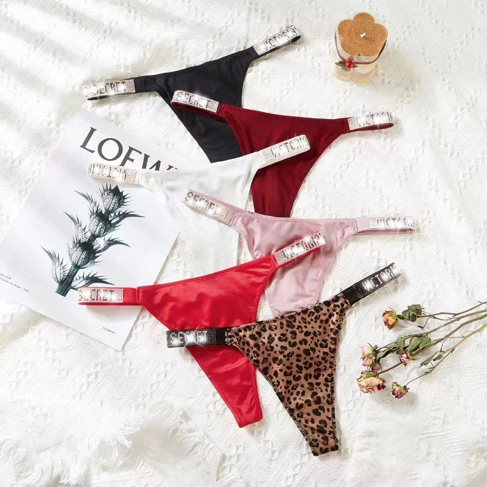 Women&#039;s lingerie Lace underwears woman designer beach wear Thong Fashion Letters Belt Underwear Silk Female G-Strings T-Back Sport Panties