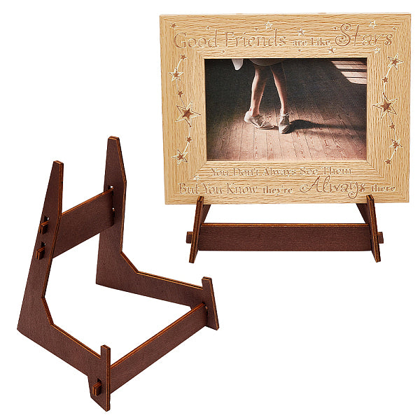2 Sets Solid Wood Photo Frame Stand