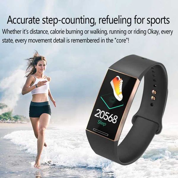 Fashion Step Smart Wristband IP67 Waterproof Rating Smart Bracelet Sports Smart Band News rnder Smart Hua Wristband M241114