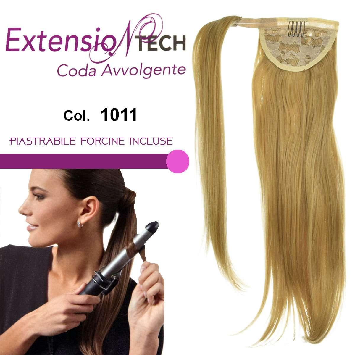 Labor queue de cheval enveloppante avec cravate couleur 1011