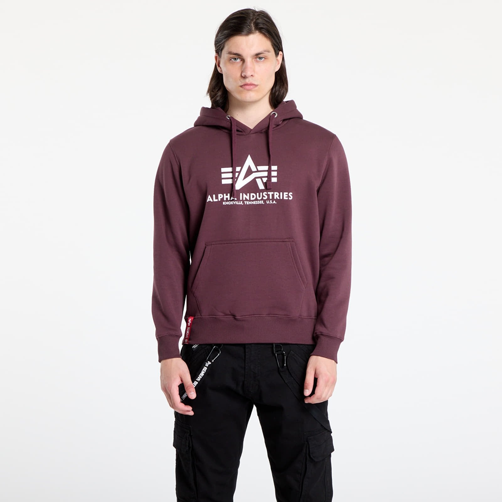 Bluza Alpha Industries Basic Hoody Dark Wine M