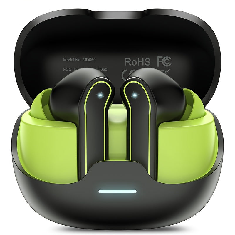 TEMU [labor Day ] 2025 Latest Sleep Earbuds, Lightweight In-ear Design, Mini Size For Side Sleeping, 47h Playtime With Charging Case, Clear Call