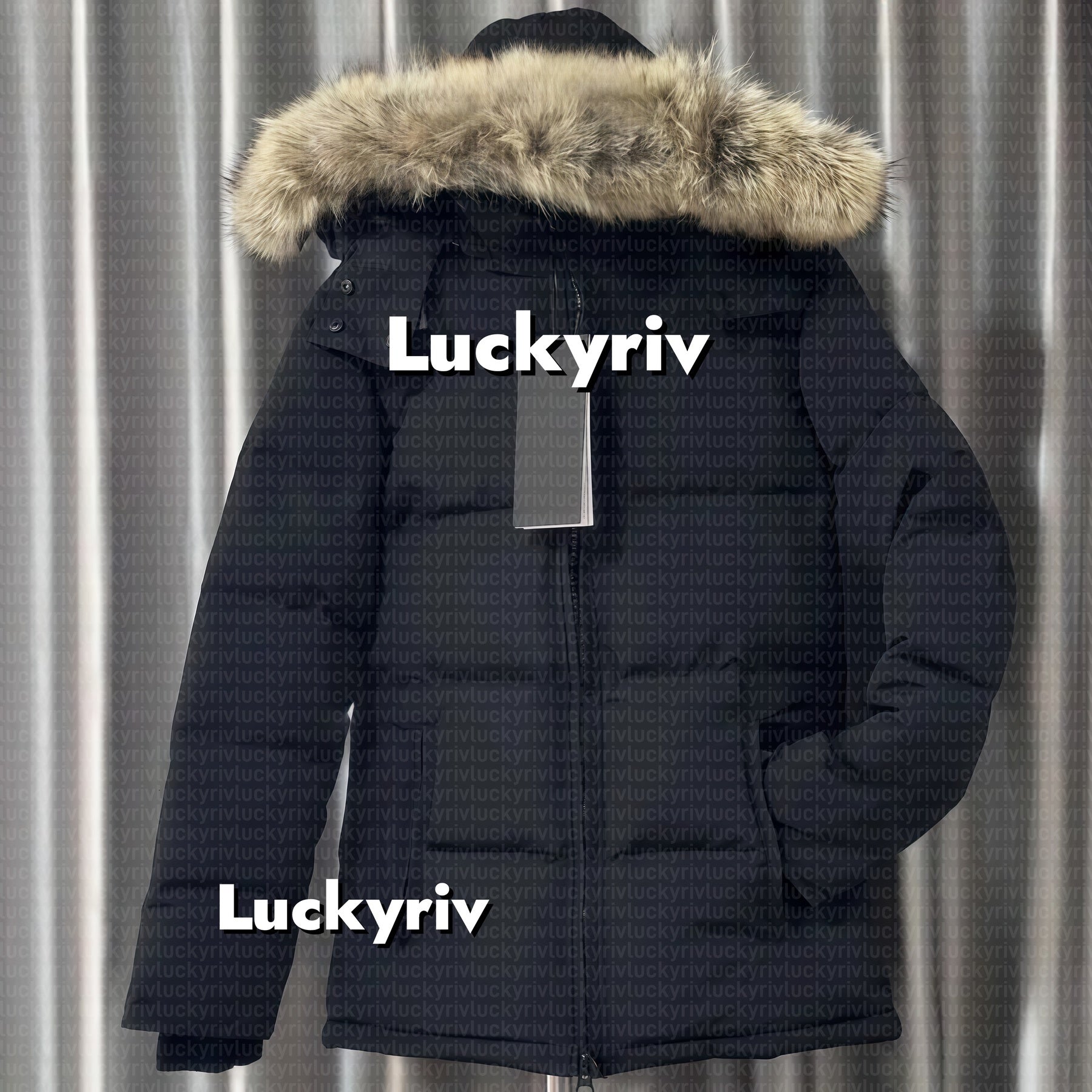 Canadian Women Puffer Jackets Designer down Jacket Winter Parka Coats Real Wolf Fur Outdoor Wyndham Windbreaker women Outerwear Luxury down jackets