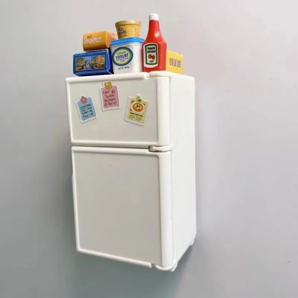 Mini 3D Cute Fridge Decal Kitchen Collection Gift Food Parts Funny Message Sticker