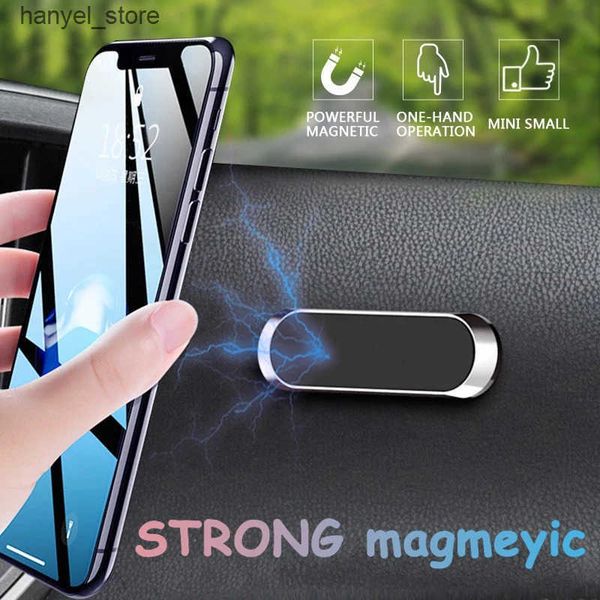 Cell Phone Mounts Holders Magnetic car bracket dashboard mini bar bracket iPhone Samsung metal magnetic G wall mounted car bracket L240910