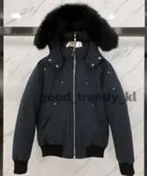 Moose Knuckes Down Jacket Mens Fur Collar Parka Winter Waterproof White Duck Coat Cloak Fashion Men And Women Couples Moose Casual Version T