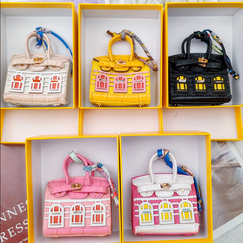 Jewelry Pouches Mini Family Platinum Platform Pendant Window Small Bag Cute Bags Towing Headphones Pass Key Buckle