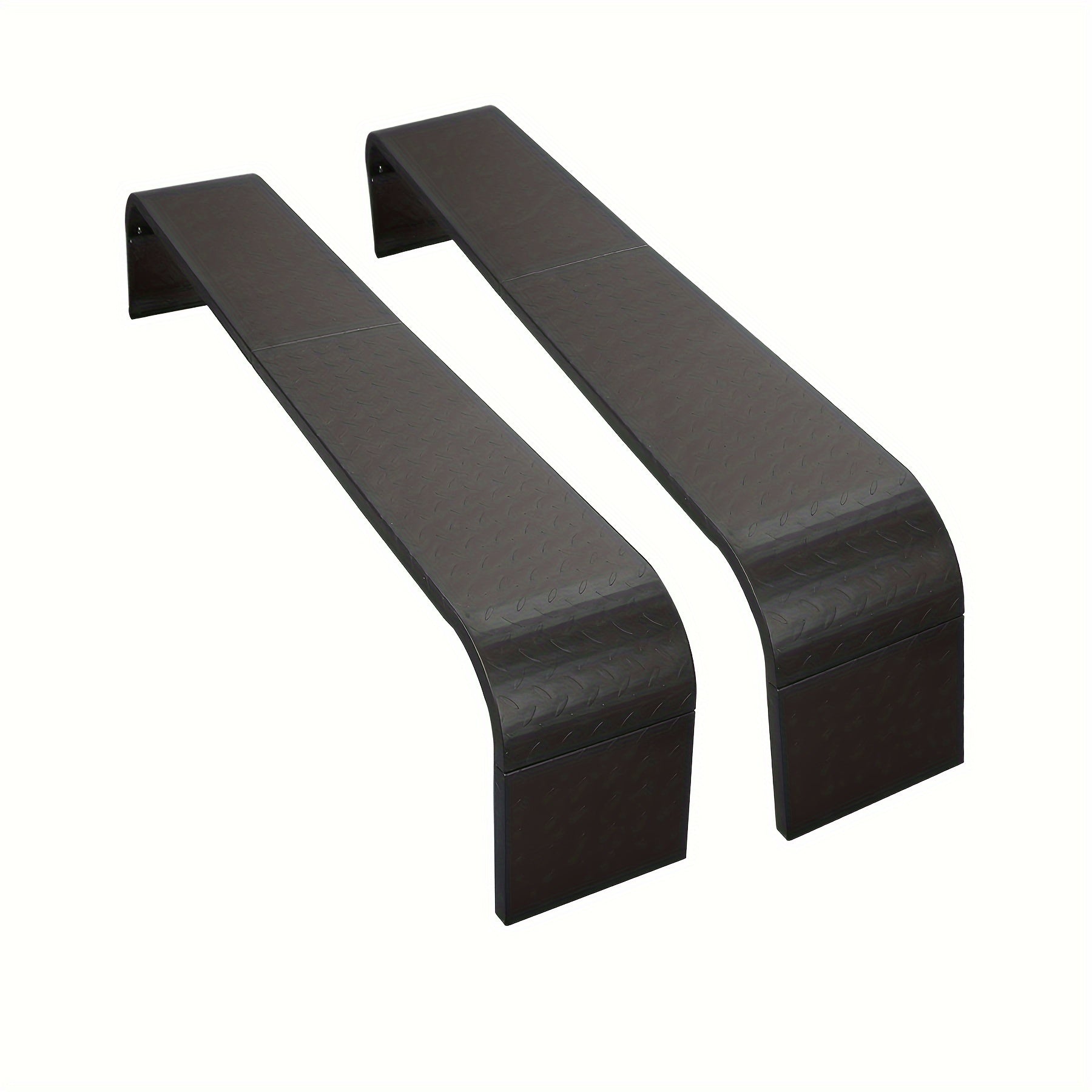 TEMU Heavy Duty Trailer Fenders-detachable Trailer Fenders-steel Diamond Tread Plate Tandem Axle Fit 13"-15" Tires For Car Haulers, Utility, And