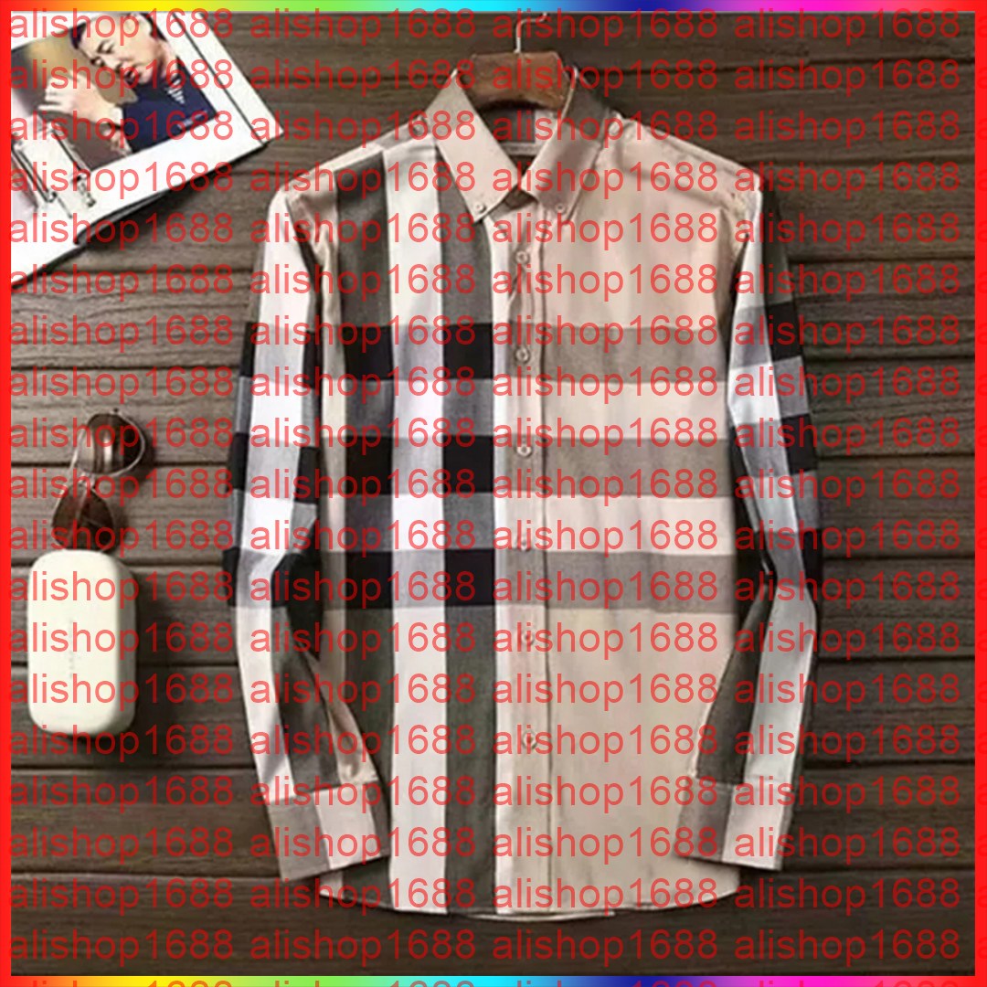 Luxury Designer Men&#039;s Dress Shirts Fashion Casual Business Social Party Shirt Spring Autumn Office Casual Men&#039;s Formal Shirt Slimming Most