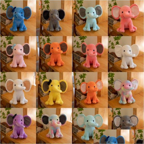 Festive Party Other Supplies Birthday Elephant Stuffed Doll 25Cm Plush Animal Toy Dolls For Boys And Girls Easter Christmas Favors Dhtjg s