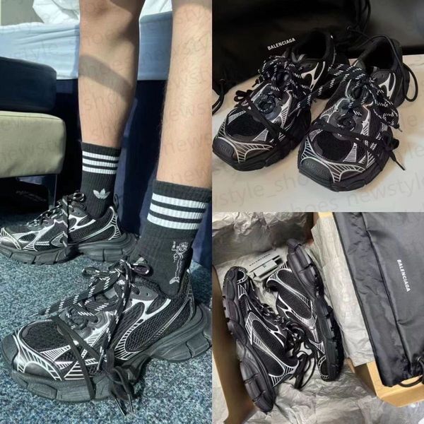 faixas de luxo vintage respiráveis 3xl homens brancos Triple s gestitching msh shoes ao ar livre esportes cidadãos de tênis de corrida cor