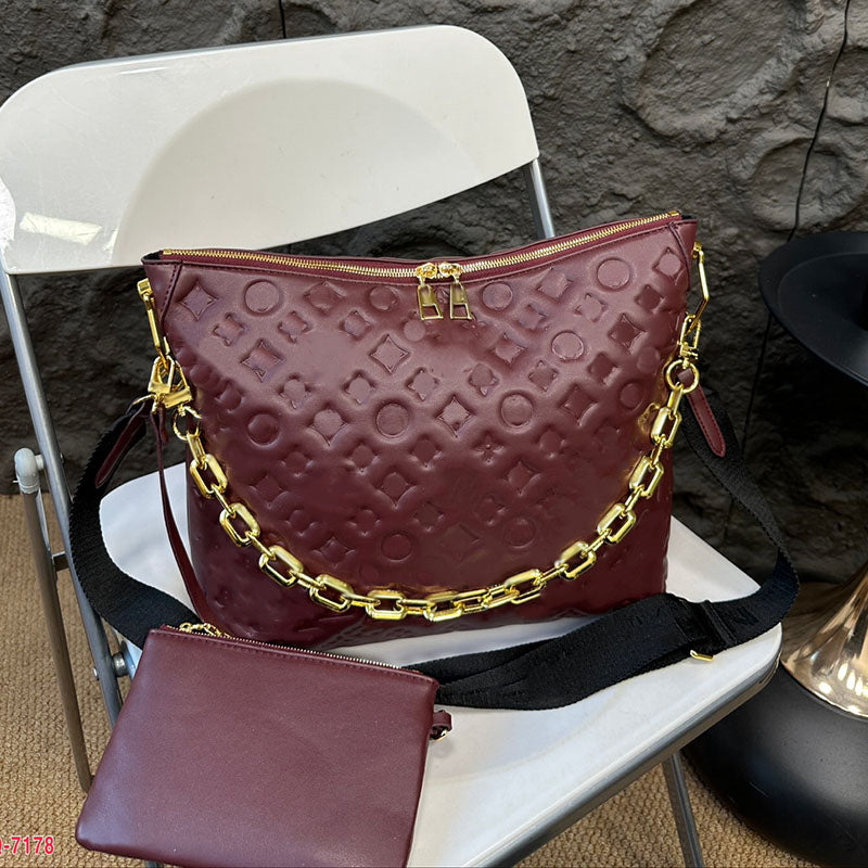 Hooligan fashion Large capacity shopping with wallet tote bag clutch handbag shoulder bags evening cross body packages purse M12068 M12071 M12072